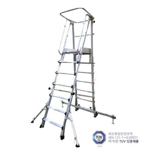 안전발판(작업발판) 사다리 6단