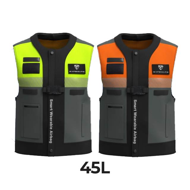 C-light 스마트 경량 추락보호 에어백 (45L) 네온 최소주문:10개