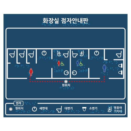 화장실용 촉지도
									300*250 주문제작