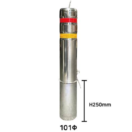 스텐일자볼라드(매립이동) 101Φ
									H1100 (홈)