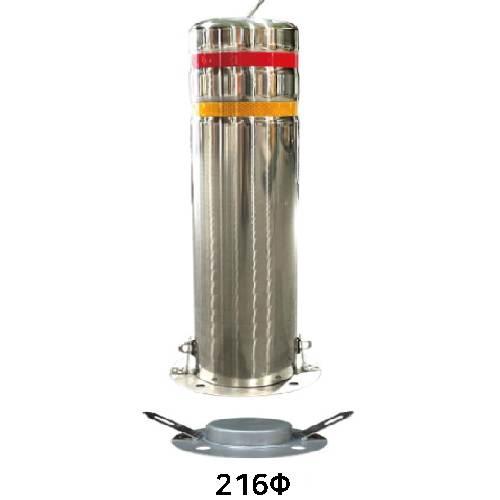 스텐일자볼라드(앙카이동) 216Φ
									H1200 (홈) 주문제작