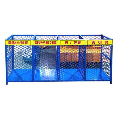 철재망 분리수거대D 100L 4구 / 1800*H850 주문제작