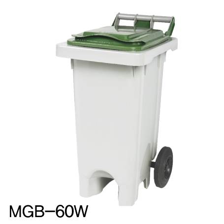 음식물 폐비닐 수거함 60ℓ [MGB-60W]
									뚜껑:주황