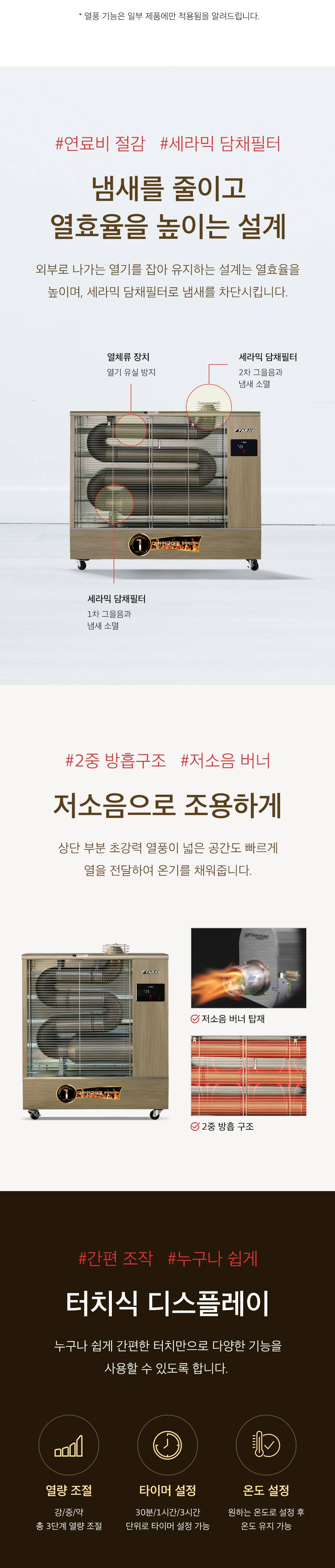 화레이 원적외선 튜브히터 돈풍기 20형 / FSH-2310 노출가준수필수