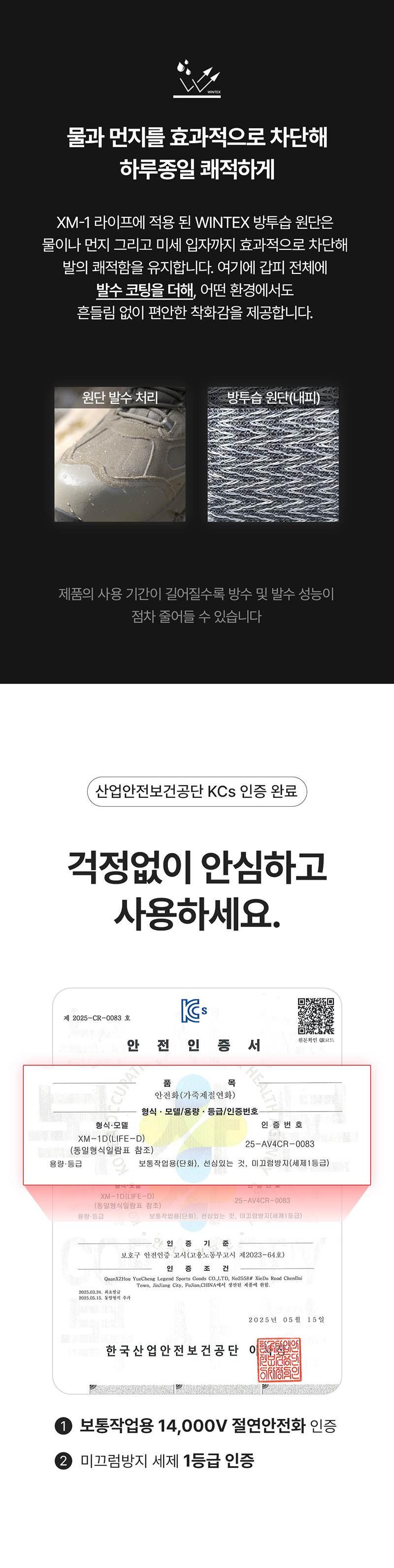 몽크로스 XM-1 (4인치/끈/논슬립2등급) 240mm