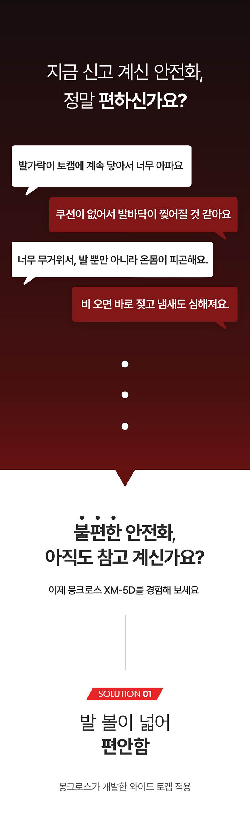몽크로스 XM-5D 절연화 (6인치/다이얼/14,000V) 290mm