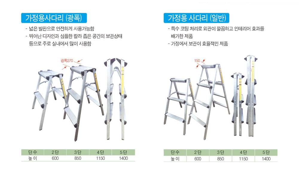 가정용사다리 / 일반 5단